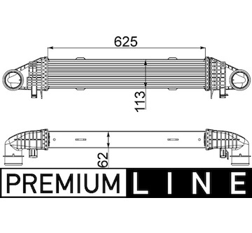 Chladič turba MAHLE ORIGINAL CI 359 000P