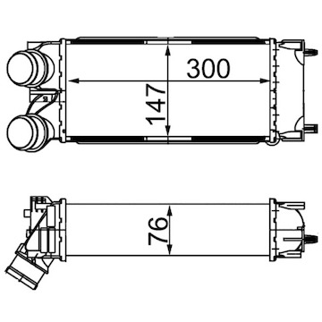 Chladič turba MAHLE ORIGINAL CI 367 000S