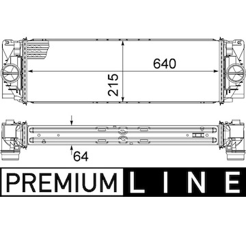 Chladič turba MAHLE ORIGINAL CI 368 000P