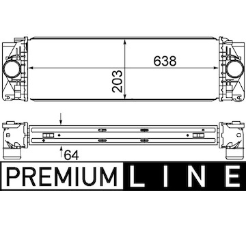 Chladič turba MAHLE ORIGINAL CI 369 000P