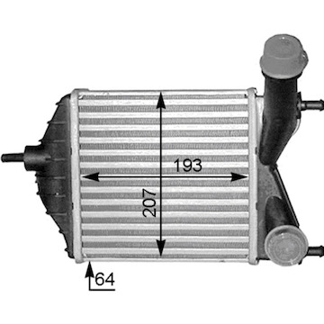 Chladič turba MAHLE ORIGINAL CI 378 000S