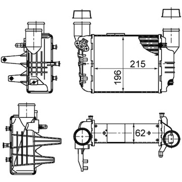 Chladič turba MAHLE ORIGINAL CI 381 000S