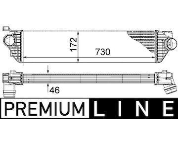 Chladič turba MAHLE ORIGINAL CI 386 000P