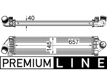 Chladič turba MAHLE ORIGINAL CI 394 000P