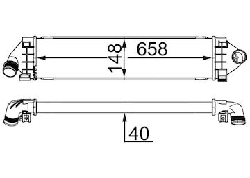 Chladič turba MAHLE ORIGINAL CI 394 000S