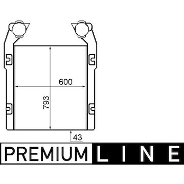 Chladič turba MAHLE ORIGINAL CI 398 000P