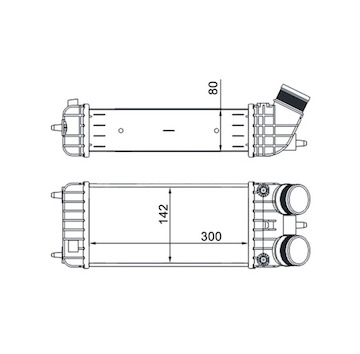 Chladič turba MAHLE ORIGINAL CI 418 000S