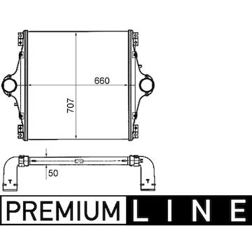 Chladič turba MAHLE ORIGINAL CI 449 000P