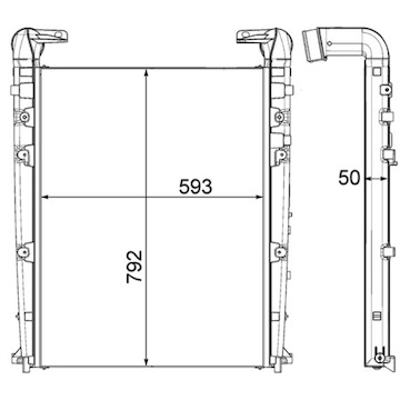 Chladič turba MAHLE ORIGINAL CI 455 000P