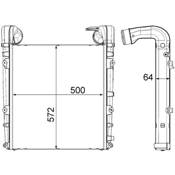 Chladič turba MAHLE ORIGINAL CI 456 000P