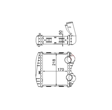 Chladič turba MAHLE ORIGINAL CI 46 000S