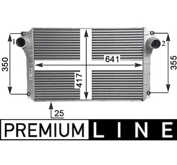 Chladič turba MAHLE ORIGINAL CI 463 000P