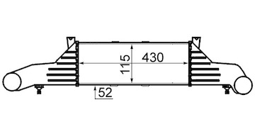 Chladič turba MAHLE ORIGINAL CI 47 000S