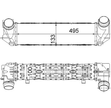 Chladič turba MAHLE ORIGINAL CI 476 000S