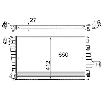 Chladič turba MAHLE ORIGINAL CI 487 000S