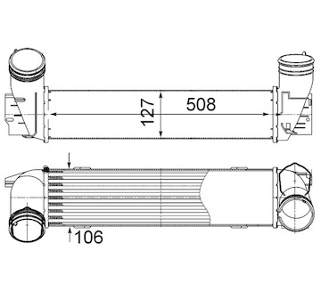 Chladič turba MAHLE ORIGINAL CI 490 000S