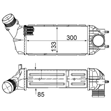 Chladič turba MAHLE ORIGINAL CI 492 000S