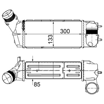 Chladič turba MAHLE ORIGINAL CI 493 000S