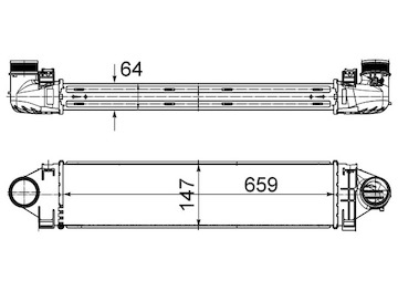 Chladič turba MAHLE ORIGINAL CI 502 000S