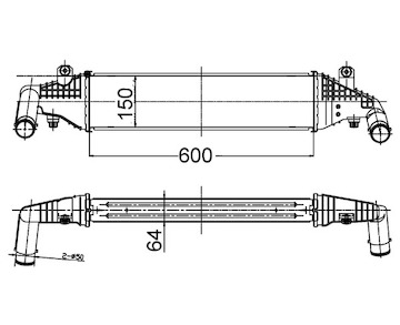 Chladič turba MAHLE ORIGINAL CI 504 000S