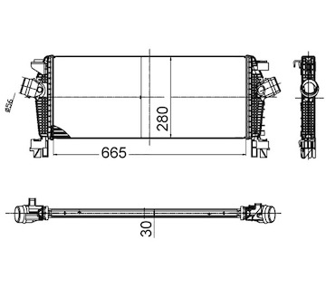 Chladič turba MAHLE ORIGINAL CI 509 000S