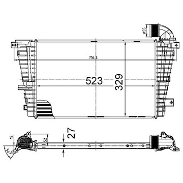 Chladič turba MAHLE ORIGINAL CI 513 000S