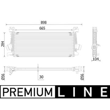 Chladič turba MAHLE ORIGINAL CI 515 000P