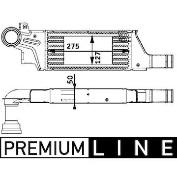 Chladič turba MAHLE ORIGINAL CI 61 000P