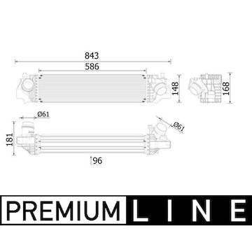 Chladič turba MAHLE ORIGINAL CI 617 000P