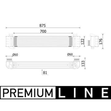 Chladič turba MAHLE ORIGINAL CI 619 000P