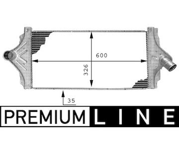 Chladič turba MAHLE ORIGINAL CI 64 000P