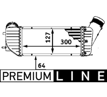 Chladič turba MAHLE ORIGINAL CI 66 000P