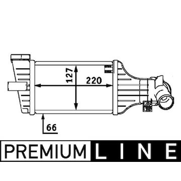 Chladič turba MAHLE ORIGINAL CI 71 000P