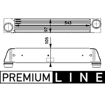 Chladič turba MAHLE ORIGINAL CI 79 000P