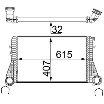 Chladič turba MAHLE ORIGINAL CI 83 000S