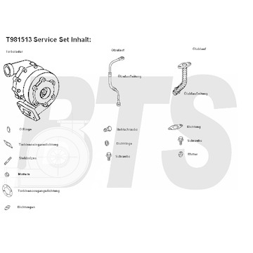 Dmychadlo, plnění BTS Turbo T981513