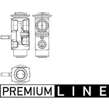 Expanzní ventil, klimatizace MAHLE ORIGINAL AVE 114 000P