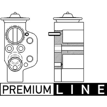 Expanzní ventil, klimatizace MAHLE ORIGINAL AVE 115 000P