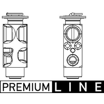 Expanzní ventil, klimatizace MAHLE ORIGINAL AVE 132 000P