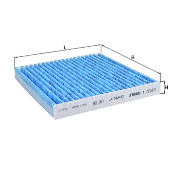 Filtr, vzduch v interiéru MAHLE ORIGINAL LAO 158