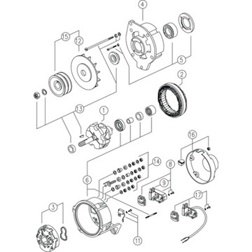 generátor MAHLE ORIGINAL MG 392