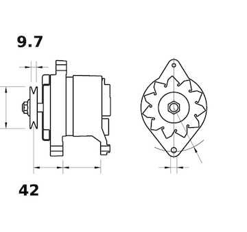 generátor MAHLE ORIGINAL MG 491