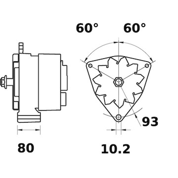 generátor MAHLE ORIGINAL MG 493