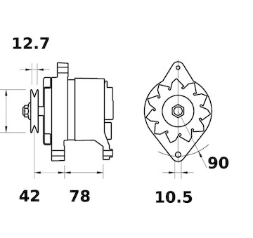 generátor MAHLE ORIGINAL MG 588