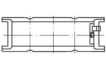 Hlavní ložiska klikového hřídele MAHLE ORIGINAL 001 FL 10209 000