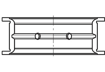 Hlavní ložiska klikového hřídele MAHLE ORIGINAL 001 FL 19809 000