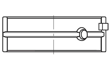 Hlavní ložiska klikového hřídele MAHLE ORIGINAL 001 HL 10117 050