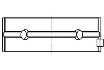 Hlavní ložiska klikového hřídele MAHLE ORIGINAL 001 HL 10169 100