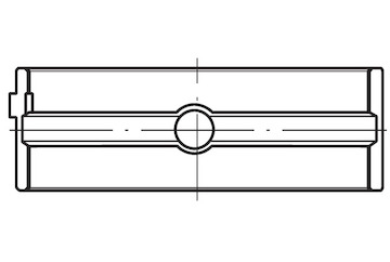 Hlavní ložiska klikového hřídele MAHLE ORIGINAL 001 HL 10267 050