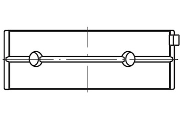 Hlavní ložiska klikového hřídele MAHLE ORIGINAL 007 HL 21895 050